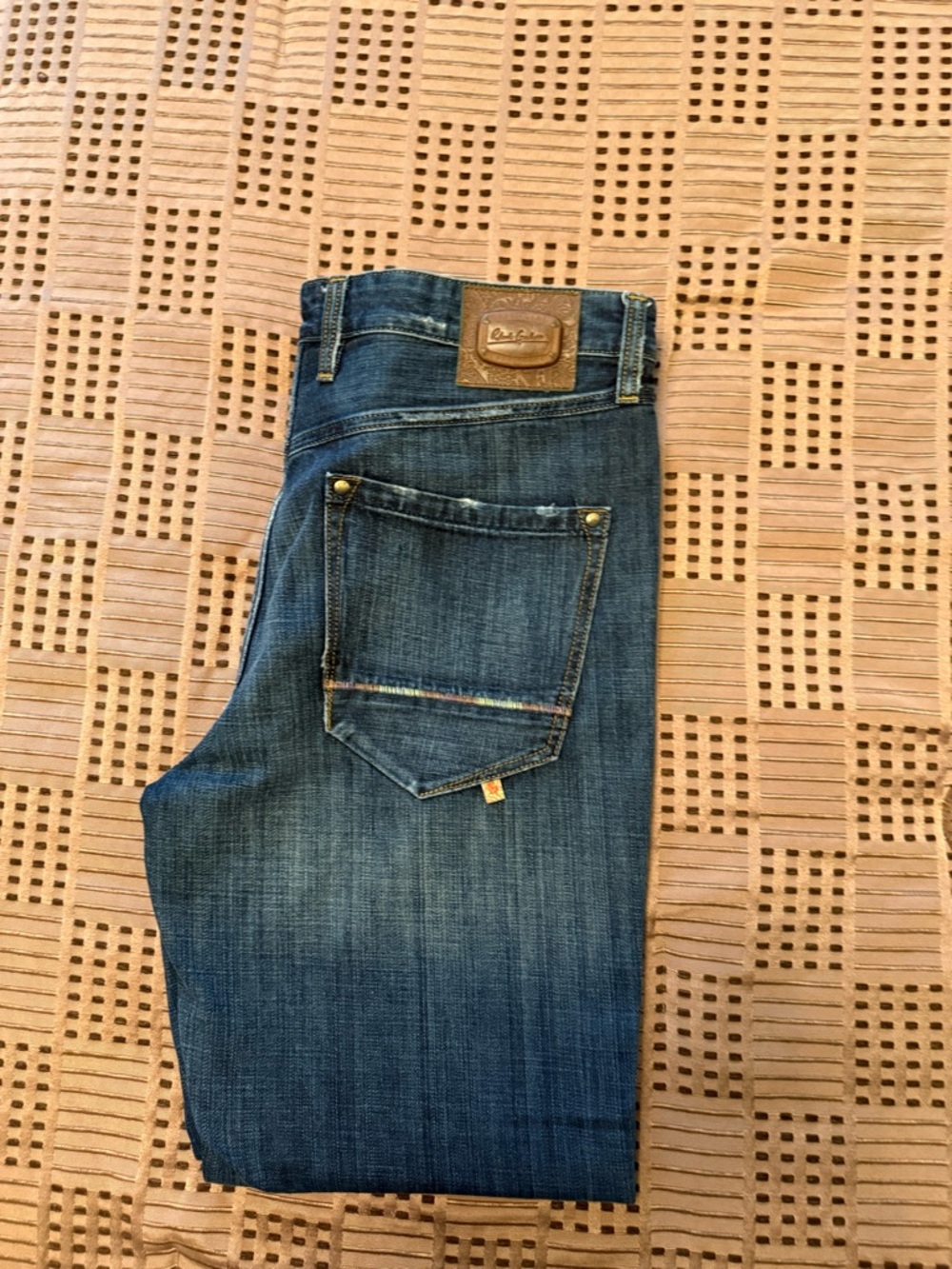 Robert Graham Dark Blue Men's Straight-Leg Jeans - Classic Denim